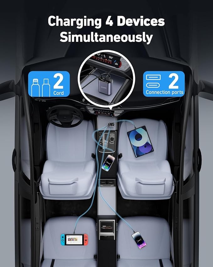 FlexiCharge™ | Fast. Flexible. Clutter-Free Charging for Every Drive!