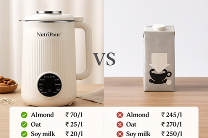 NutriPour™ | From Almonds to Oats — Pure Nutrition, Poured Fresh.
